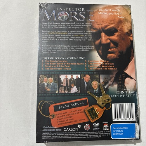 Inspector Morse Dvd Volume 1 Kevin Whatley John Thaw Mystery - Picture 2 of 6