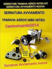 SERRATURE YAMAHA AEROX NITRO KIT SERRATURA AVVIAMENTO NUOVA 1997 AL 2003 