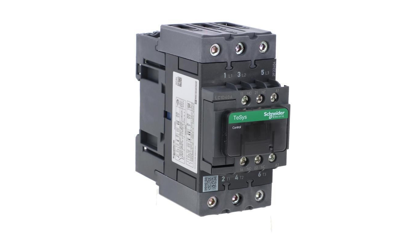 TeSys Deca Power Contactor 40A 3P 42V AC 1Z 1R (EVK) LC1D40AD7
