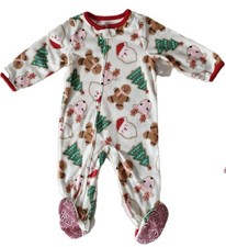 WEIHNACHTEN Schlafanzug Einteiler Fleece WEIH...