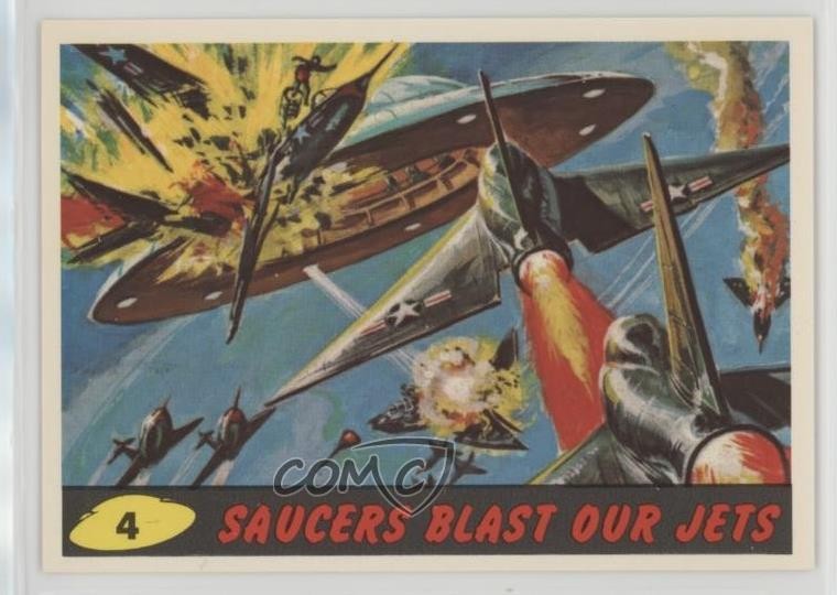 1994 Topps Mars Attacks! Archives Saucers Blast our Jets #4 0yg9