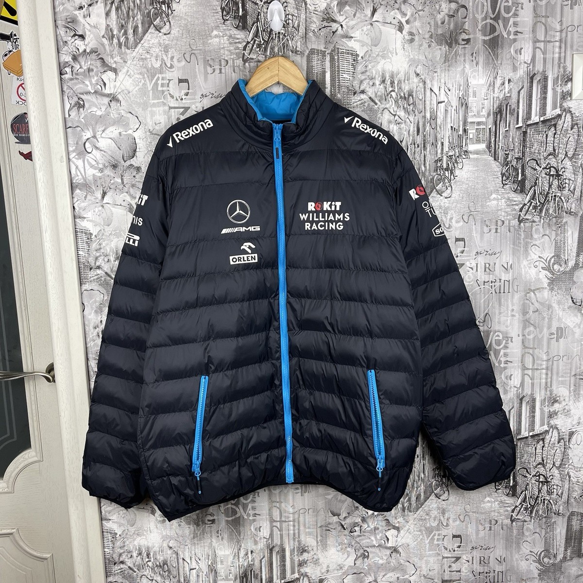 Williams Racing Rokit Mercedes AMG F1 Puffer Jacket XL Official