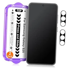 2 Pack for Samsung Galaxy S25 [6.2 Inch] Matte Glass Screen S25-6.2 Inch