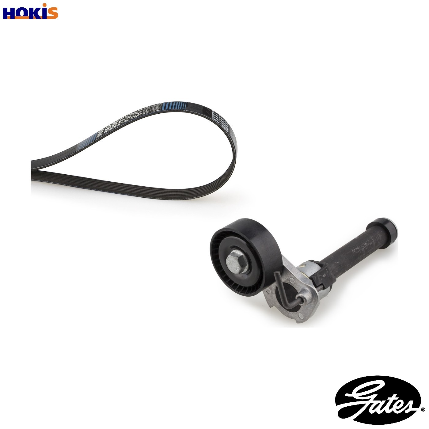 GATES K036PK1113 V-Ribbed Belt Set for AUDI,SEAT,SKODA,VW - Image 8