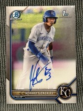 2022 Bowman Chrome - Prospect Autographs Herard Gonzalez #CPA-HG (AU, RC)