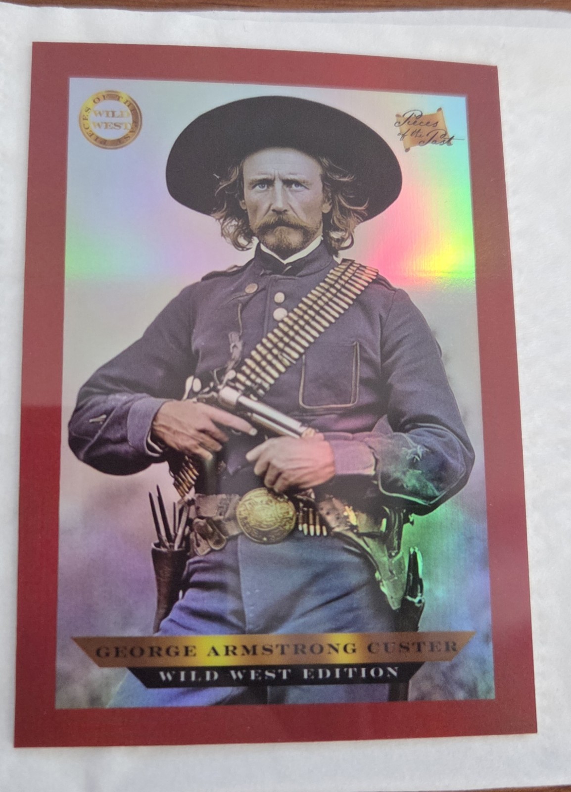 2025 Pieces of the Past Wild West Edition George Custer Red #28 of 50 B-729