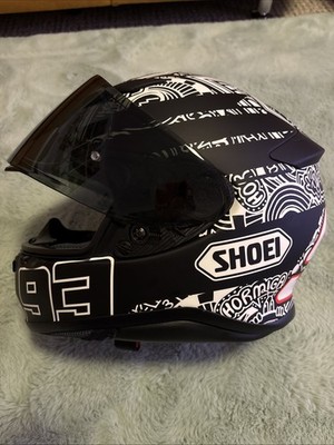 Shoei NXR,  Größe S ( 55-56) , Schwarz/ Weiß Matt , getöntes Visier