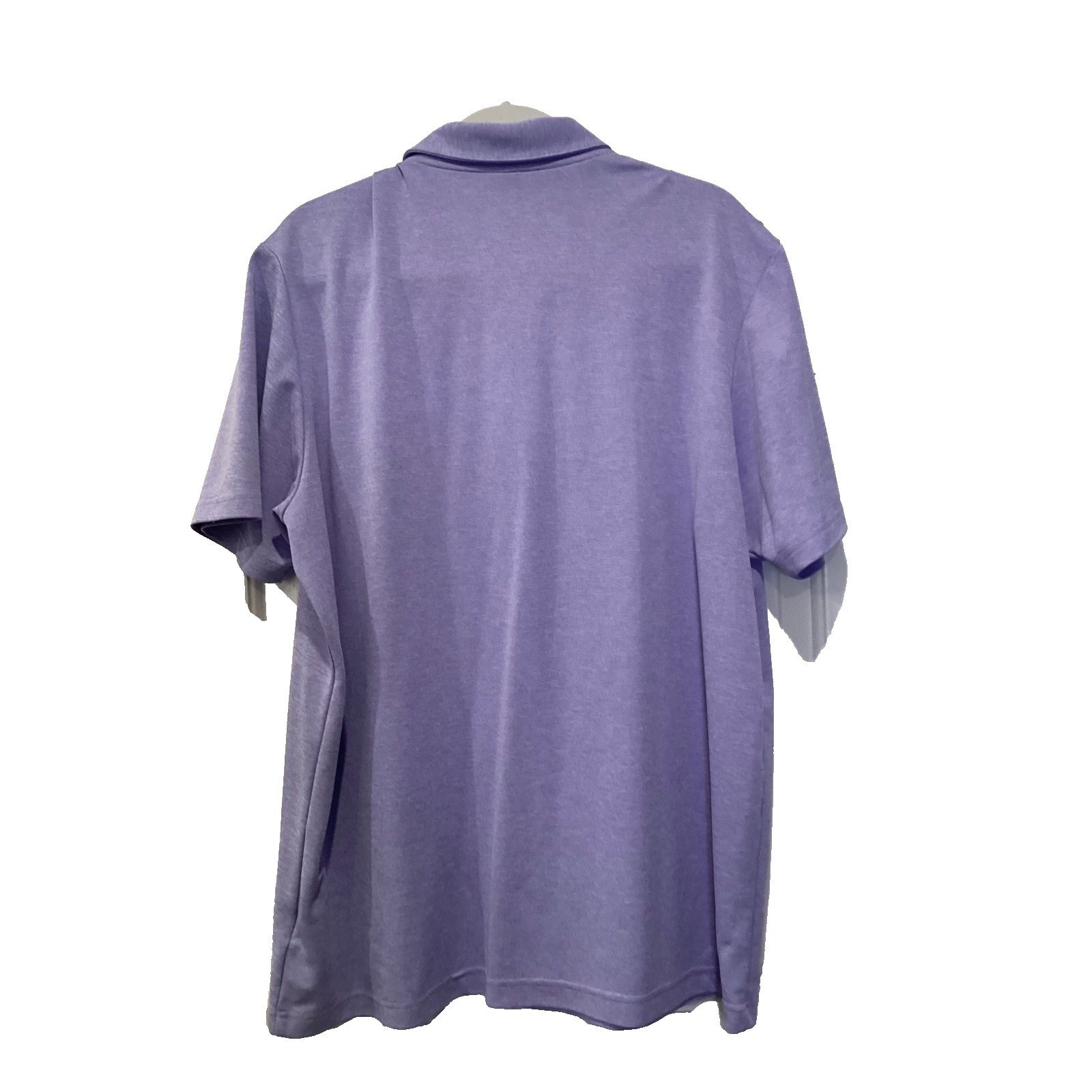 SALE Adidas Golf Polo Shirt Men's Lavender Purple White Logo - size XL - Image 2