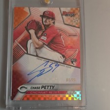 2025 Bowman's Best Chase Petty Reds Best of 2025 Auto RC /25 B25-CP