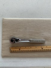 Vintage Craftsman 3/8” Drive Ratchet -KU- 44811 USA Clean Some Wear/Marks