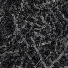 Caleihd Crinkle Cut Paper Shred Packing Grass Cushion Streamer 4.5 oz Black