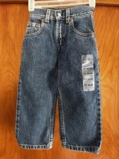 Vintage Y2K Levi s 550 Boys 3T Slim Relaxed Fit Jeans NWT Deadstock Denim