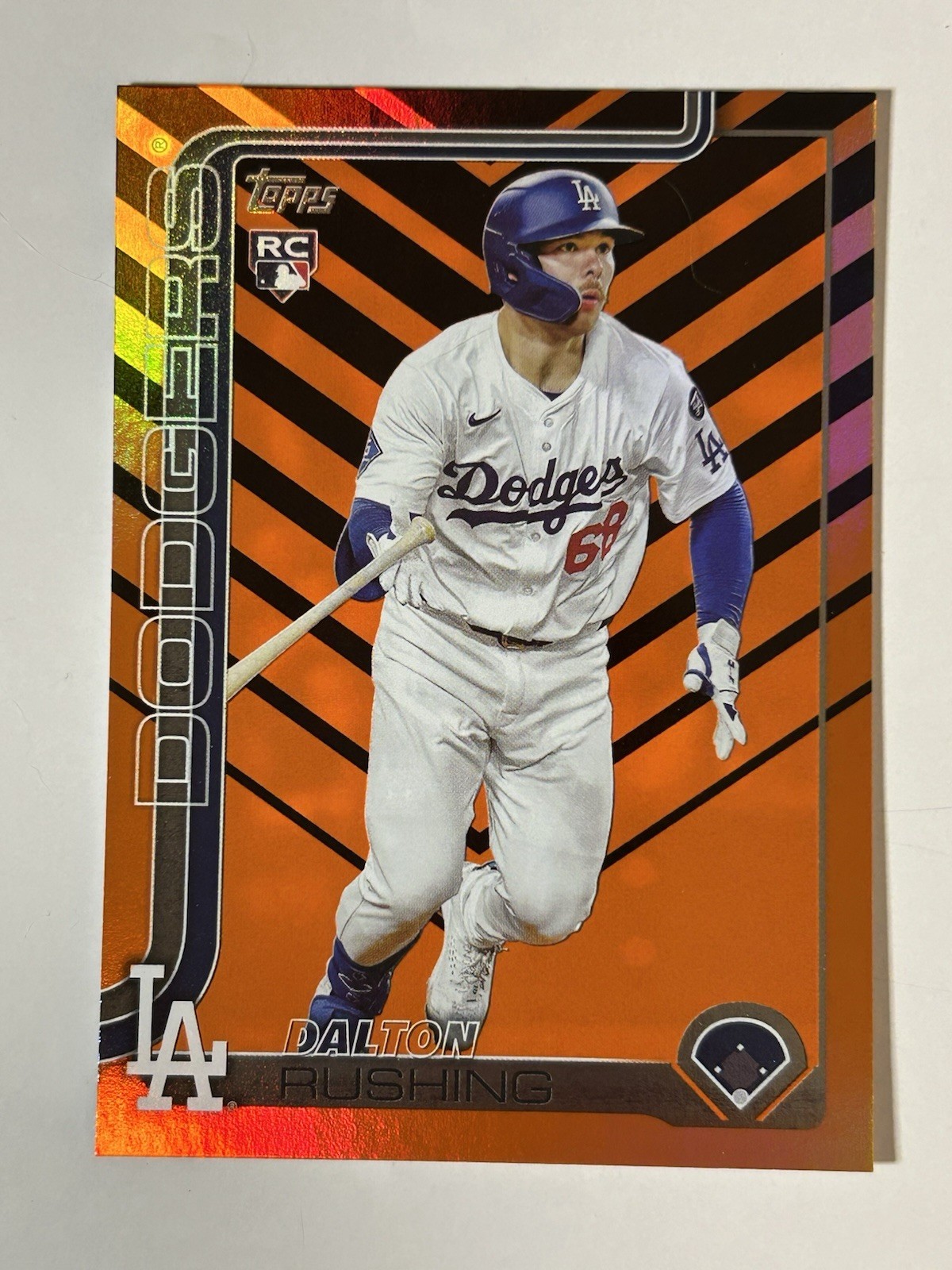 Dalton Rushing 2025 Topps Update (RC,SP) Rookie Holiday Halloween Foil #US38