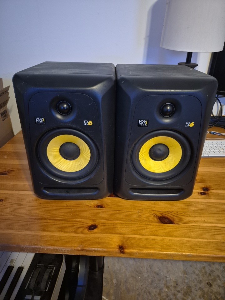 Used KRK R6 G3 Passive Studio Monitors (PAIR)Excellent Working