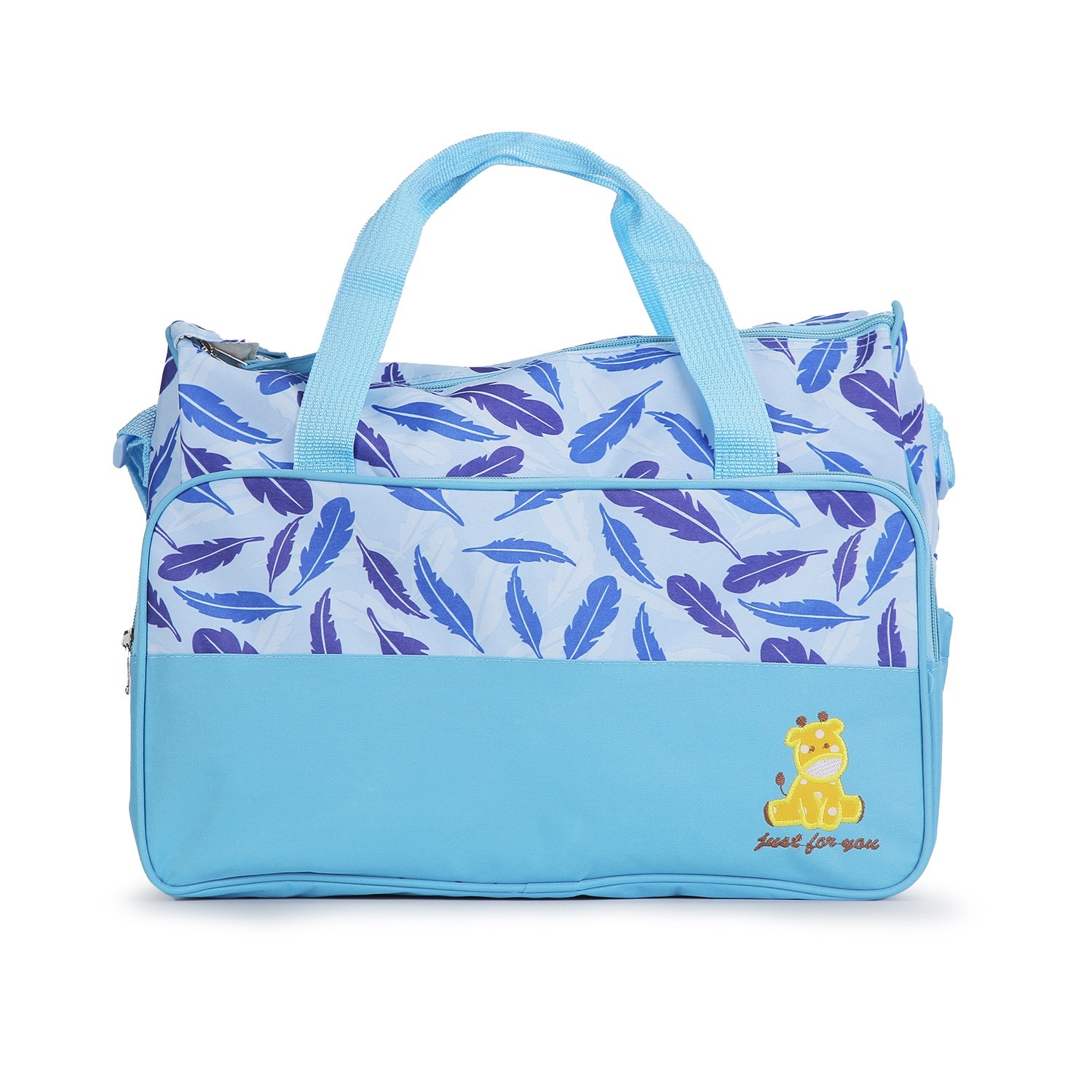 5Pcs Spacious Diaper Bags Set Multiple Pockets For Organized Baby Care Supplies