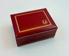Vintage Universal Geneve Red Watch Box approx. 1950s