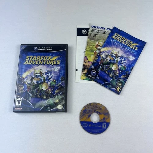 Star Fox Adventures (Nintendo GameCube, 2002) Black Label CIB Complete US Tested
