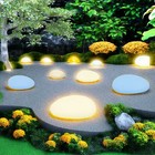 LED Solar Stone Light Simulation Luminou Pebble Garden Courtyard Landscape Light