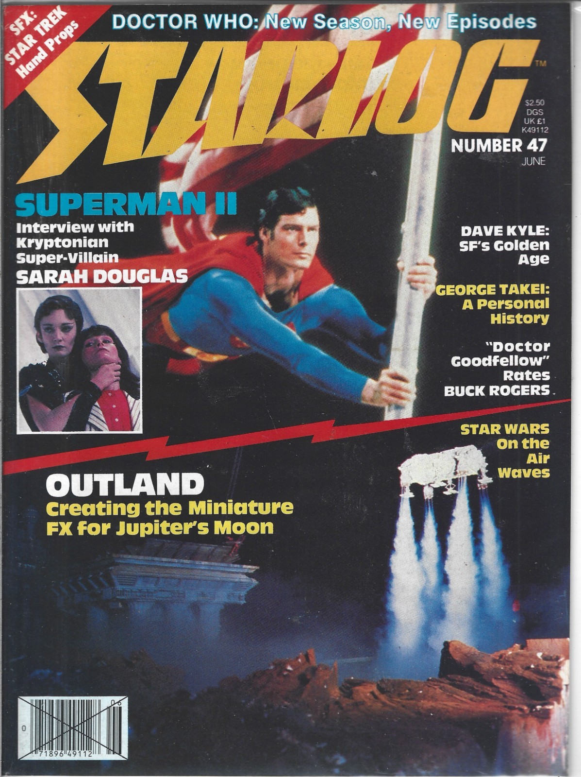 Starlog Magazine #47 (Vf) Superman Ii, Outland, Star Wars, Doctor Who