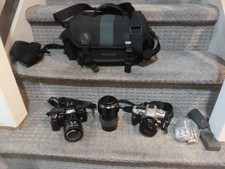 MINOLTA Maxxum 5000 AF 35mm Film Camera AF 70-210 Lens  Maxxum 5 BUNDLE w/ Case