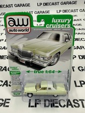 AUTO WORLD 1976 Cadillac Coupe DeVille Ivory 1:64 Diecast Luxury Cruisers