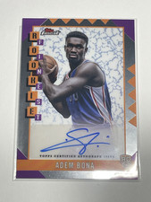 ADEM BONA 2024-25 TOPPS FINEST ROOKIE FINEST AUTOGRAPH 76ERS RC AUTO RFA-AB