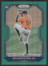 2021 Panini Prizm Prizms Green #172 Brandon Bielak Houston Astros TW1359