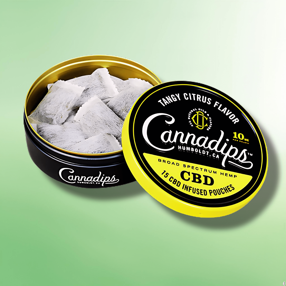 CBD Snus Pouches by Cannadips - 150mg CBD - Fast Acting - Award Winning!