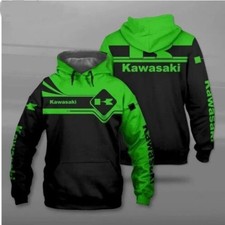 Kawasakii Racing Team 3D AOP Hoodie All Size for Unisex