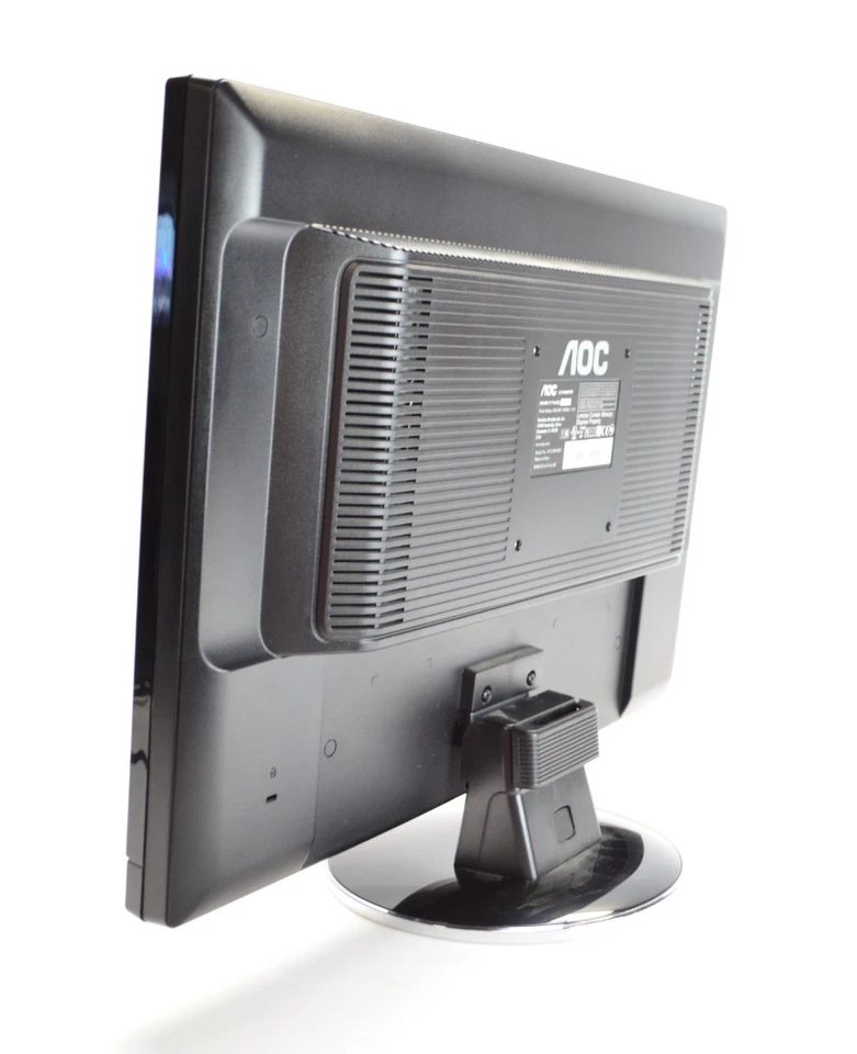 AOC 2217V 22" LCD Widescreen Monitor 1680 x 1050 DVI VGA - Image 4 of 4