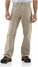 Carhartt Men's B151 Canvas Work Loose Fit Pant - Tan - w40 / 30" Inseam