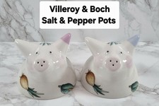 Villeroy Boch Porzellan Schwein Animal Park Serie Salz & Pfefferstreuer - NEUWERTIG