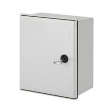 30x25x14cm fiberglass IP66 NEMA 4X electric box with galvanized mounting plate