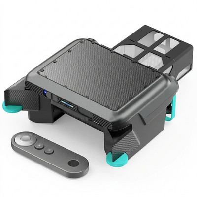 Robotic Pool Cleaner, Wireless Solar Electric Automatic Vacuum, Rechargeable