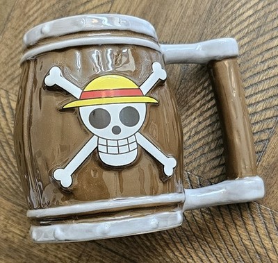 Abystyle One Piece Luffy Barrel Design Ceramic Coffee Mug Anime Pirates