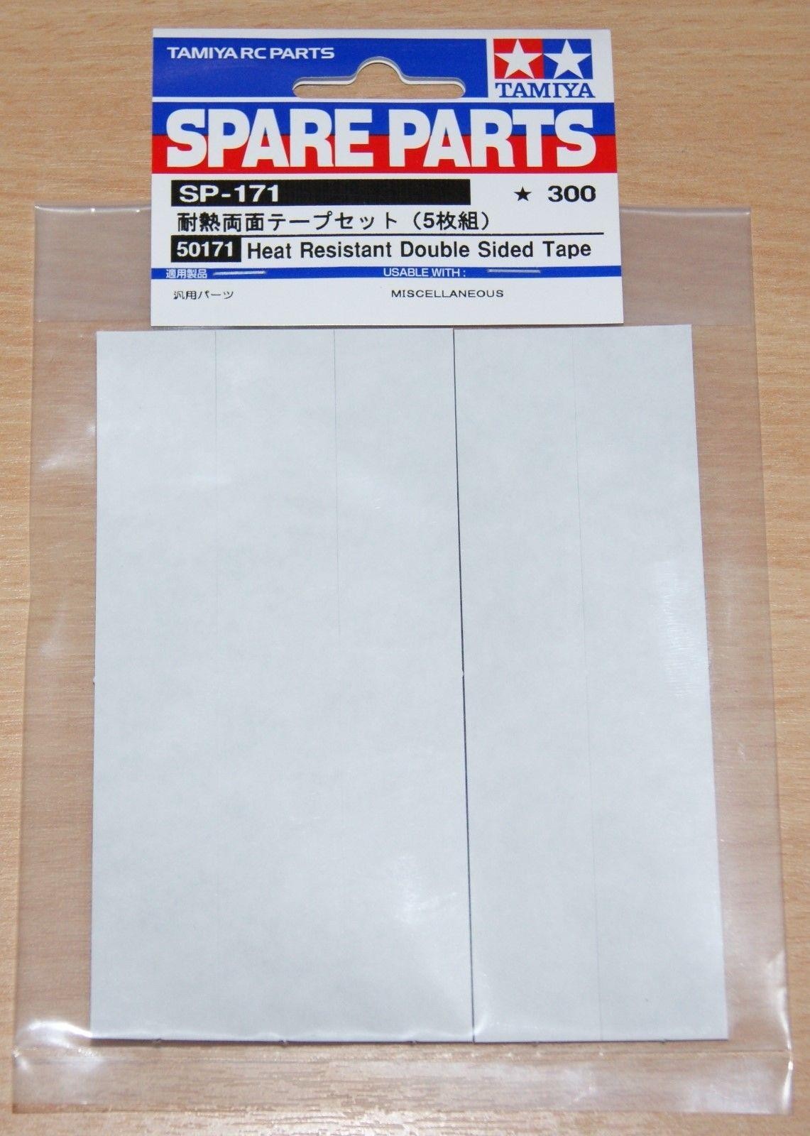 Tamiya 50171 Heat Resistant Double Sided Servo Tape Set (TT01/TT02/TA05/TA06)