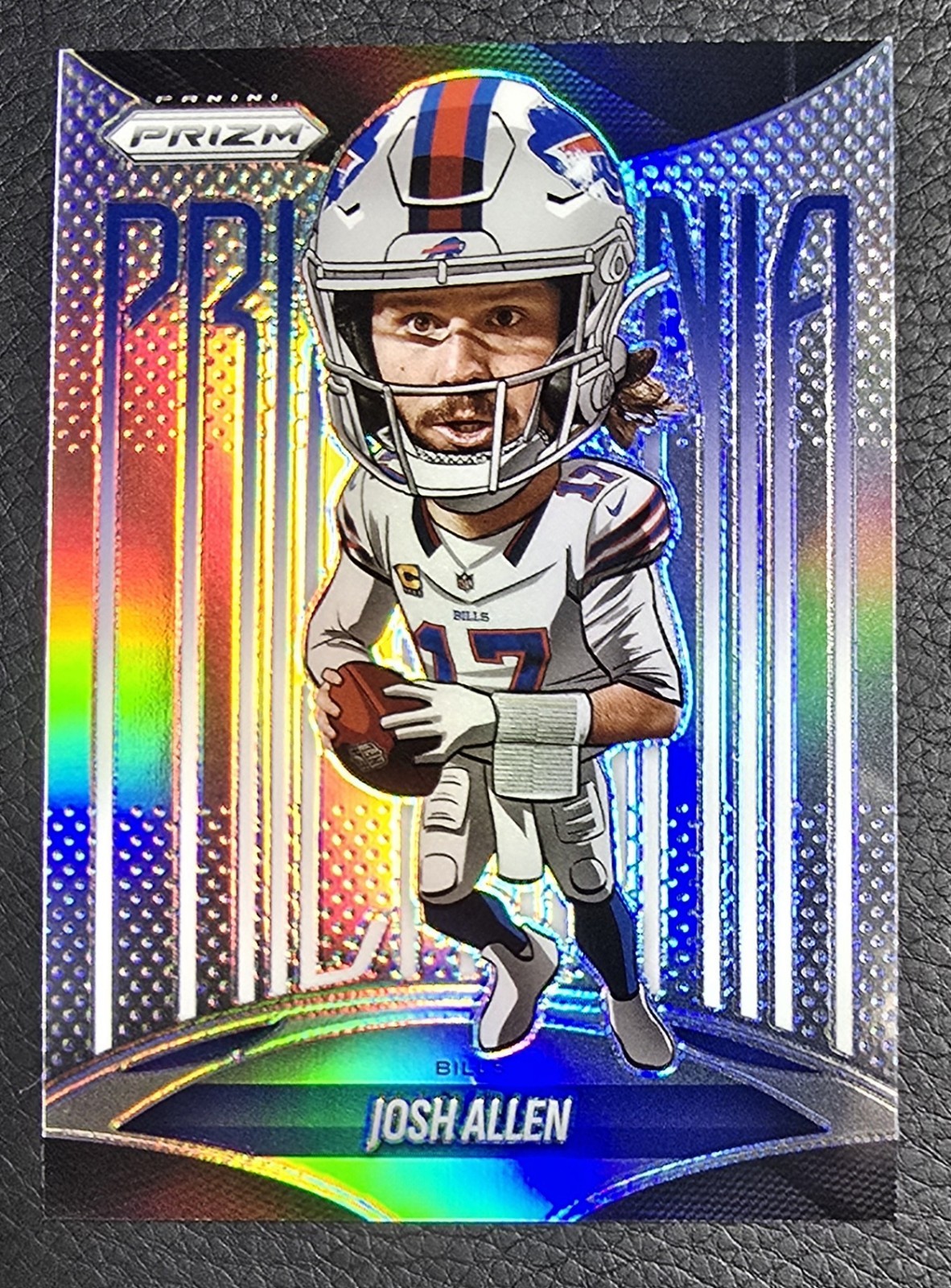 2025 Panini Prizm Prizmania Josh Allen No. 4 Insert Football Buffalo Bills