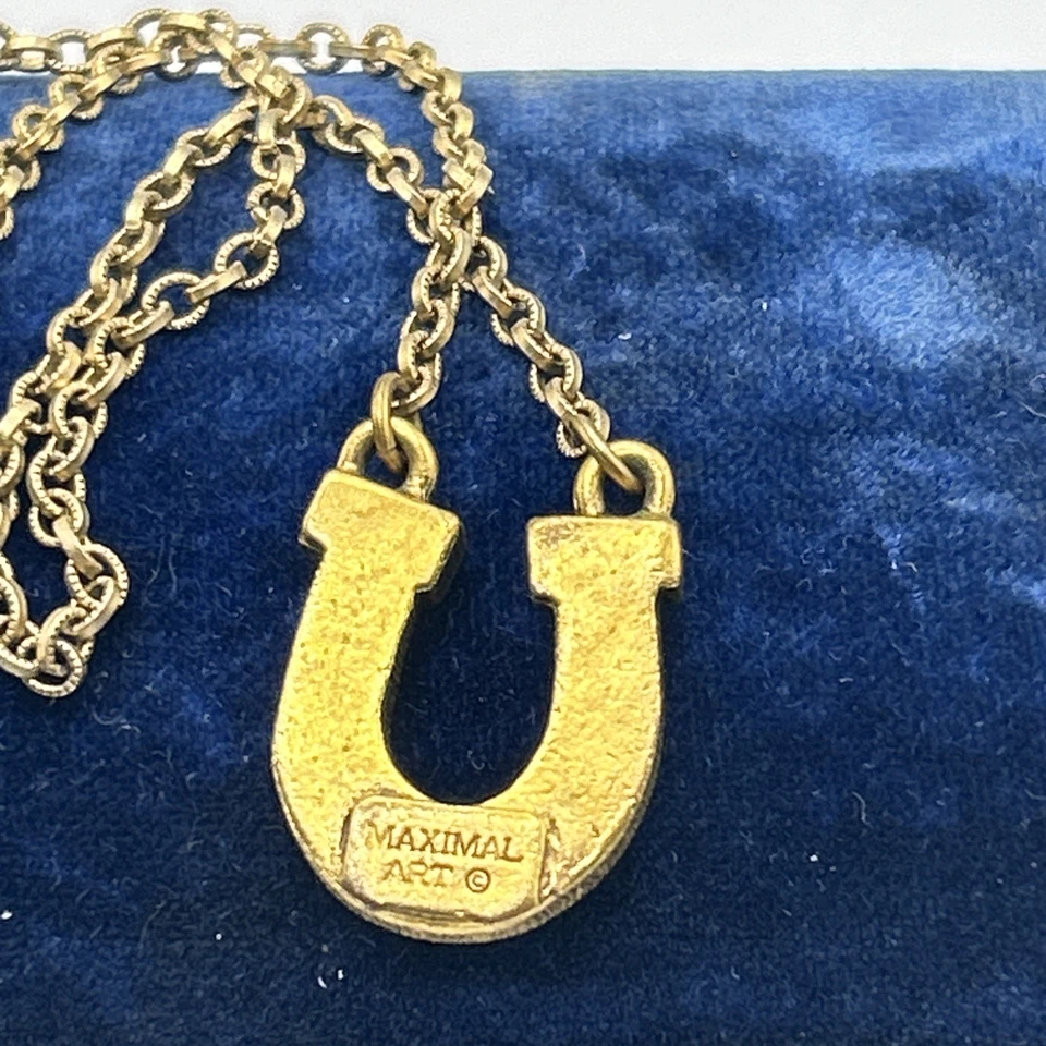 Maximal Art Chapado en Oro Cristal Iridiscente Zapato Collar 18" Foto 4 de 4