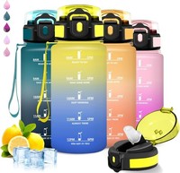 Trinkflasche, 500Ml Trinkflasche Kinder, Wasserflasche Mit Strohhalm,