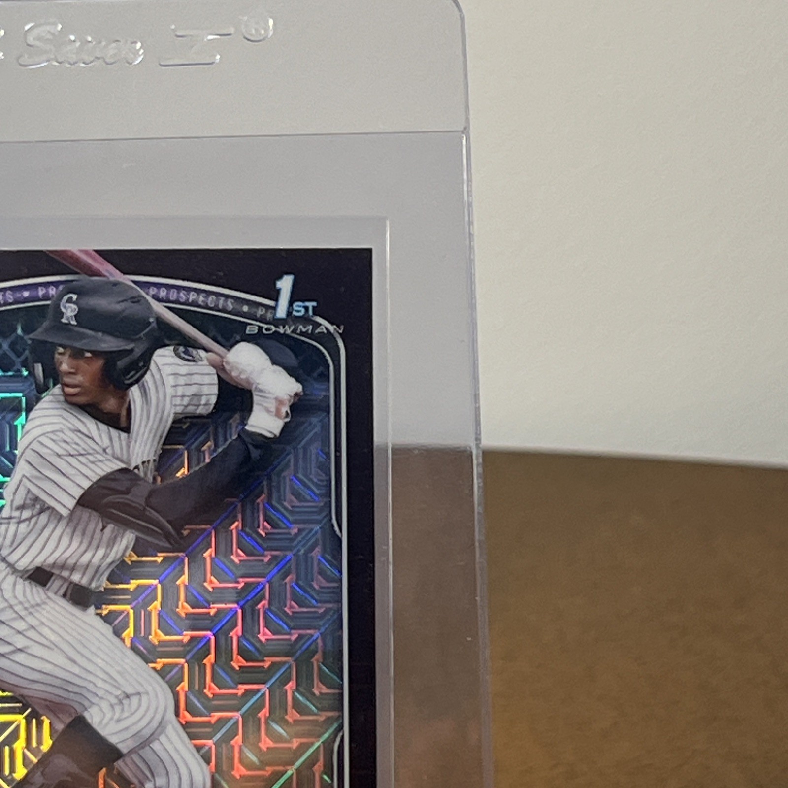 2025 Bowman Chrome Ashly Andujar 1st Burgundy Mojo /275 Rockies #BCP-20 view 2