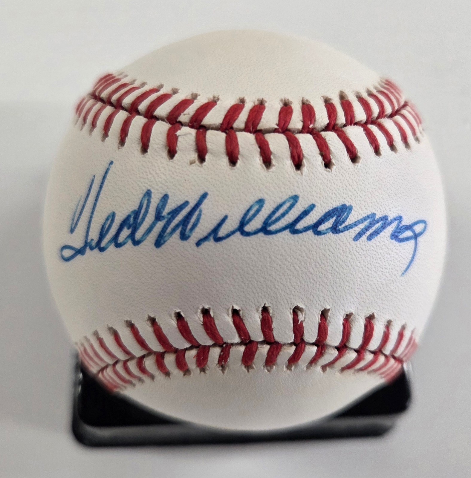Ted Williams Red Sox Autograph OAL Baseball PSA DNA Auto (Clean)