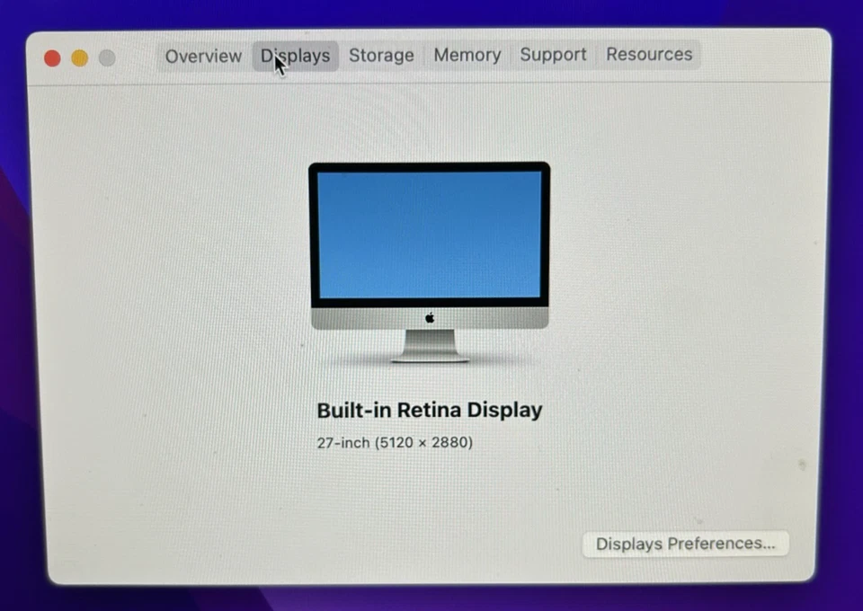 Apple iMac 27" A1419 (disco duro de 2 TB, Intel Core i7, 4,2 GHz, 32 GB) finales de 2015 - plateado Foto 3 de 4