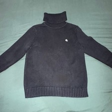 Lauren Ralph Lauren Kids Small 6/7 Knit Sweater Black Turtleneck