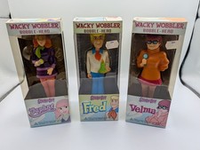 FUNKO Wacky Wobblers Bobble Heads Scooby-Doo set completo di 3 nuovi con scatola