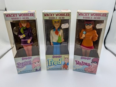 FUNKO Wacky Wobblers Bobble Heads Scooby-Doo Complete Set of 3 NIP