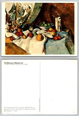 Paul Cézanne Still Life with Apples 1895-98 MoMA Art Postcard 1984