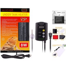Wi-Fi Enabled Reptile Heat Mat - 8W Digital Thermostat for Optimal Reptile Care