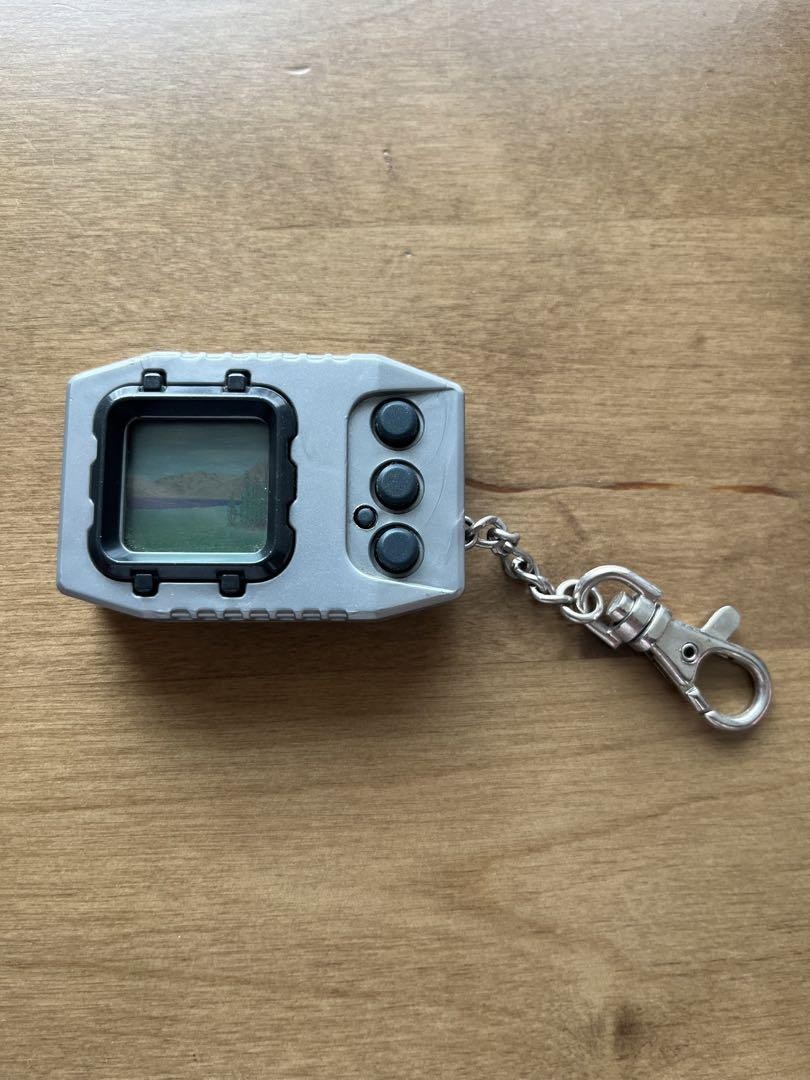 Digimon Pendulum Nature Spirit Ver.1 Silver Black Japan BANDAI No Box Used