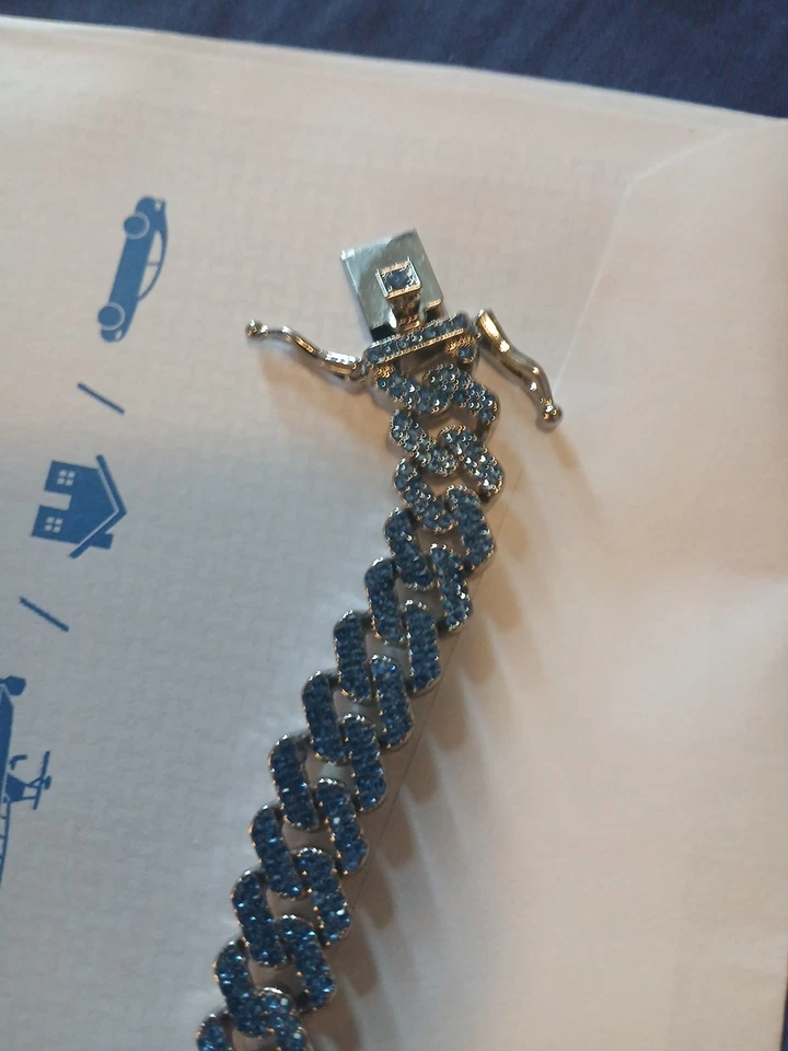 Pulseira masculina Invicta folheada a íon azul aço inoxidável Elements 39649 - Imagem 3 de 4