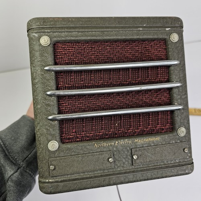 #ad #ad Northern Electric Telephone Speaker Box Magnaphone Speaker Works Read $129.57